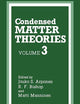 Condensed Matter Theories