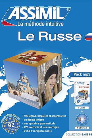 Assimil Pack Le Russe - learn French for Russian speakers - Book+1mp3 CD (French Edition) (Russian Edition)