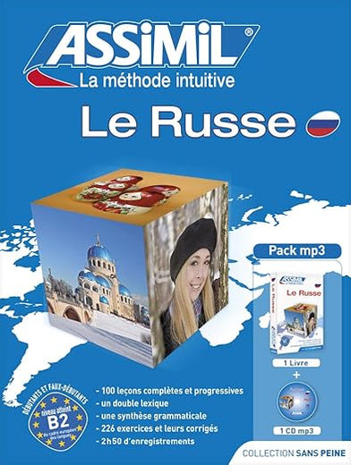 Assimil Pack Le Russe - learn French for Russian speakers - Book+1mp3 CD (French Edition) (Russian Edition)