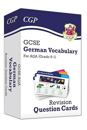 New Grade 9-1 GCSE AQA German: Vocabulary Revision Question Cards: ideal for catch-up and the 2022 and 2023 exams (CGP GCSE German 9-1 Revision)