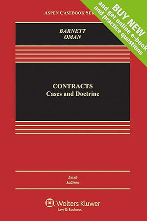 Contracts: Cases and Doctrine (Aspen Casebook)