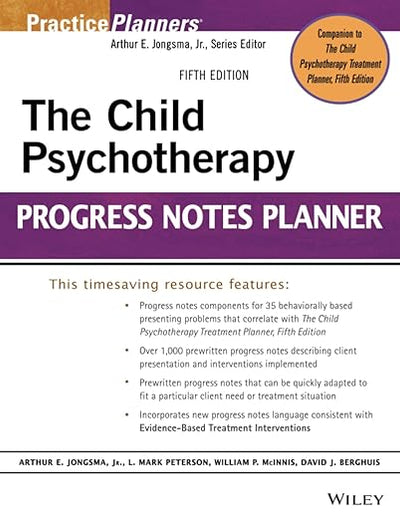 The Child Psychotherapy Progress Notes Planner