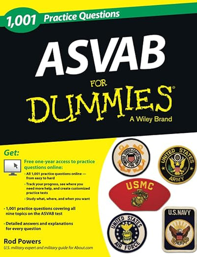 1,001 ASVAB Practice Questions For Dummies (+ Free Online Practice)