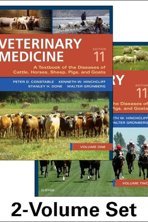 Veterinary Medicine: A textbook of the diseases of cattle, horses, sheep, pigs and goats - two-volume set