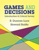 Games and Decisions: Introduction and Critical Survey (Dover Books on Mathematics)