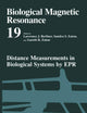 Distance Measurements in Biological Systems by EPR (Biological Magnetic Resonance, 19)
