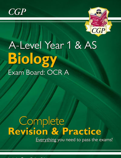 New A-Level Biology for 2018: OCR A Year 1 & AS Complete Revision & Practice with Online Edition (CGP A-Level Biology)