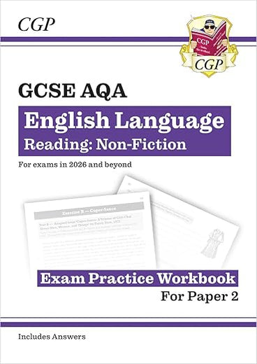 New Grade 9-1 GCSE English Language AQA Reading Skills Workbook: Non-Fiction (includes Answers) (CGP GCSE English 9-1 Revision)