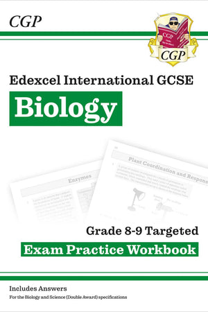 New Edexcel International GCSE Biology: Grade 8-9 Targeted Exam Practice Workbook (with answers) (CGP IGCSE 9-1 Revision)