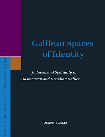 Galilean Spaces of Identity: Judaism and Spatiality in Hasmonean and Herodian Galilee (Supplements to the Journal for the Study of Judaism, 214)
