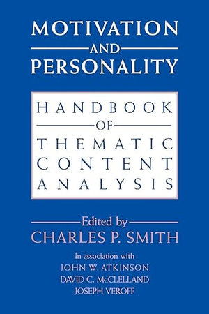 Motivation and Personality: Handbook of Thematic Content Analysis
