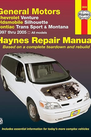Chevrolet Venture, Oldsmobile Silhouette, Pontiac Trans Sport & Montana (97-05) Haynes Repair Manual