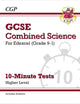 New Grade 9-1 GCSE Combined Science: Edexcel 10-Minute Tests (with answers) - Higher (CGP GCSE Combined Science 9-1 Revision)