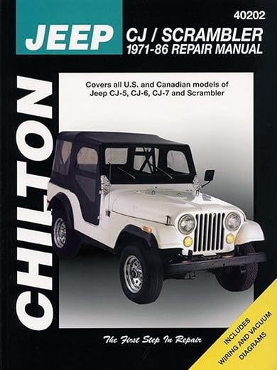 Jeep CJ/Scrambler, 1971-86 (Chilton Total Car Care Series Manuals)