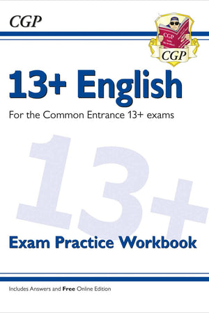 New 13+ English Exam Practice Workbook for the Common Entrance Exams (exams from Nov 2022) (CGP 13+ ISEB Common Entrance)