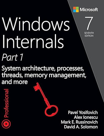Windows Internals: System architecture, processes, threads, memory management, and more, Part 1 (Developer Reference)