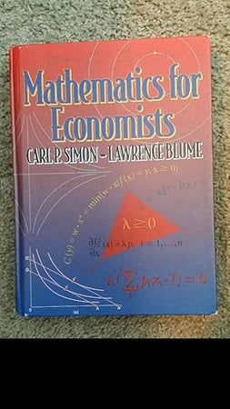 Mathematics for Economists