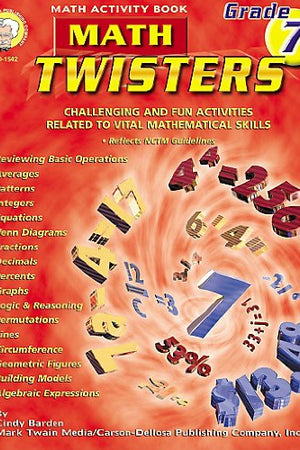 Math Twisters, Grade 7: Challenging and Fun Activities Related to Vital Mathematical Skills