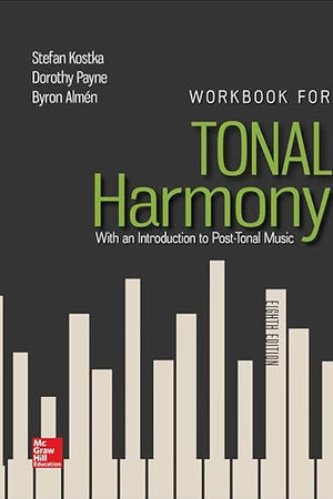 Workbook for Tonal Harmony