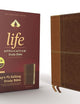 NIV, Life Application Study Bible, Third Edition, Leathersoft, Brown, Red Letter