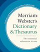 Merriam-Webster's Dictionary and Thesaurus, Hardcover