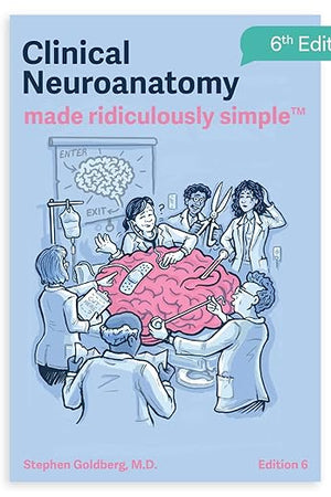 Clinical Neuroanatomy Made Ridiculously Simple: Color Edition