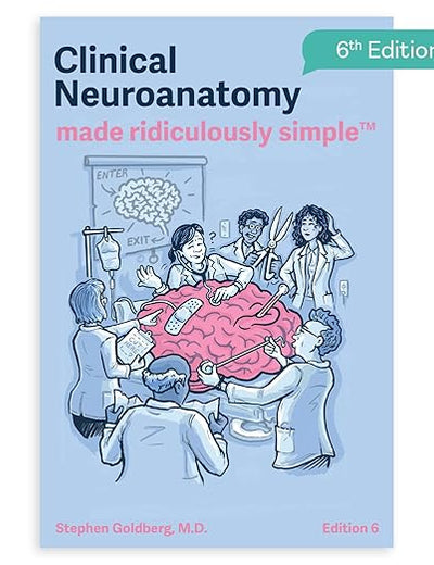 Clinical Neuroanatomy Made Ridiculously Simple: Color Edition