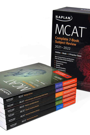 MCAT Complete 7-Book Subject Review 2021-2022: (Online + Book + 3 Practice Tests)