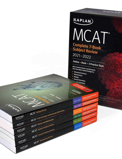 MCAT Complete 7-Book Subject Review 2021-2022: (Online + Book + 3 Practice Tests)