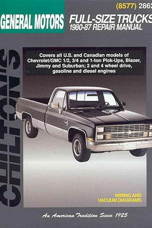 GM Full-Size Trucks, 1980-87 (Chilton Total Car Care Series Manuals)