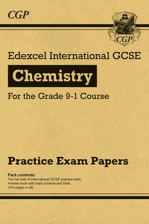 New Edexcel International GCSE Chemistry Practice Papers - for the Grade 9-1 Course: perfect for catch-up and exams in 2022 and 2023 (CGP IGCSE 9-1 Revision)