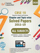 CBSE Class X 2020 - Chapter and Topic-wise Solved Papers 2011-2019: Mathematics Science Social Science English - Double Colour Matter