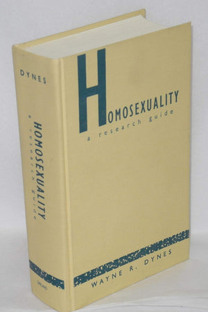 Homosexuality: A Research Guide (Garland Reference Library of Social Science)
