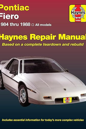 Pontiac Fiero (84-88) Haynes Repair Manual