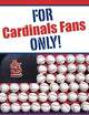 For Cardinals Fans Only!: More Than a Half-Century of Memories from Redbird Nation
