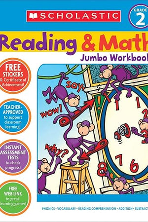 Scholastic Success with Reading and Math Jumbo Workbook