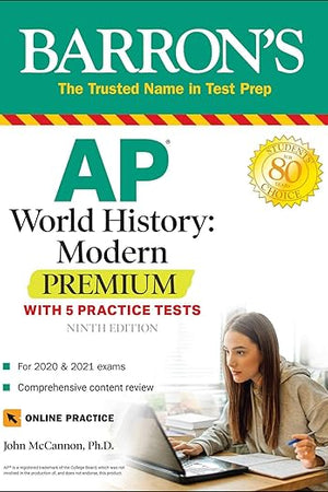 AP World History: Modern Premium: With 5 Practice Tests (Barron's AP)