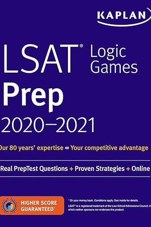 LSAT Logic Games Prep 2020-2021: Real PrepTest Questions + Proven Strategies + Online (Kaplan Test Prep)