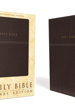 NIV, Family Bible (Keepsake Edition), Leathersoft, Burgundy, Red Letter