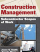 Construction Management: Subcontractor Scopes of Work