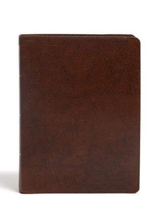 Holman KJV Study Bible, Full-Color, Brown Bonded Leather, Indexed
