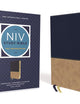 NIV Study Bible, Fully Revised Edition (Study Deeply. Believe Wholeheartedly.), Leathersoft, Navy/Tan, Red Letter, Comfort Print