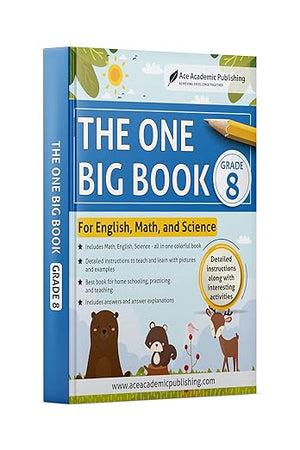 The One Big Book - Grade 8: For English, Math and Science