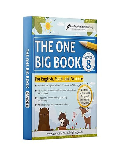 The One Big Book - Grade 8: For English, Math and Science