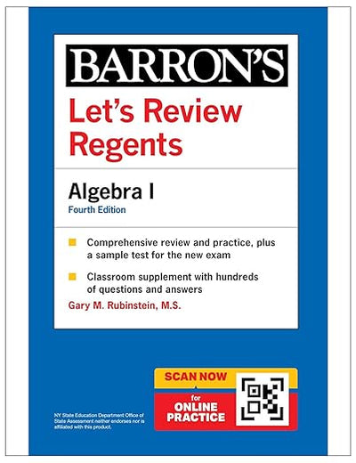 Let's Review Regents: Algebra I, Fourth Edition (Barron's New York Regents)