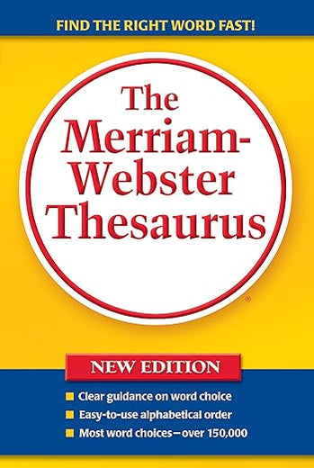 The Merriam-Webster Thesaurus, Trade Paperback