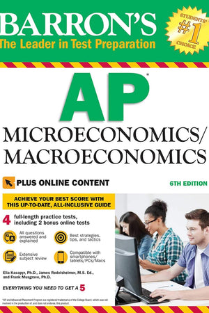 AP Microeconomics/Macroeconomics with Online Tests (Barron's Test Prep)