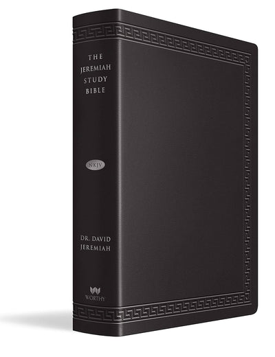 The Jeremiah Study Bible, NKJV Large Print Edition, Black LeatherLuxe®: What It Says. What It Means. What It Means for You.