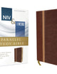 NIV, The Message, Parallel Study Bible, Leathersoft, Brown: Two Bible Versions Together with NIV Study Bible Notes