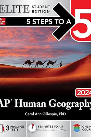 5 Steps to a 5: AP Human Geography 2024 Elite Student Edition